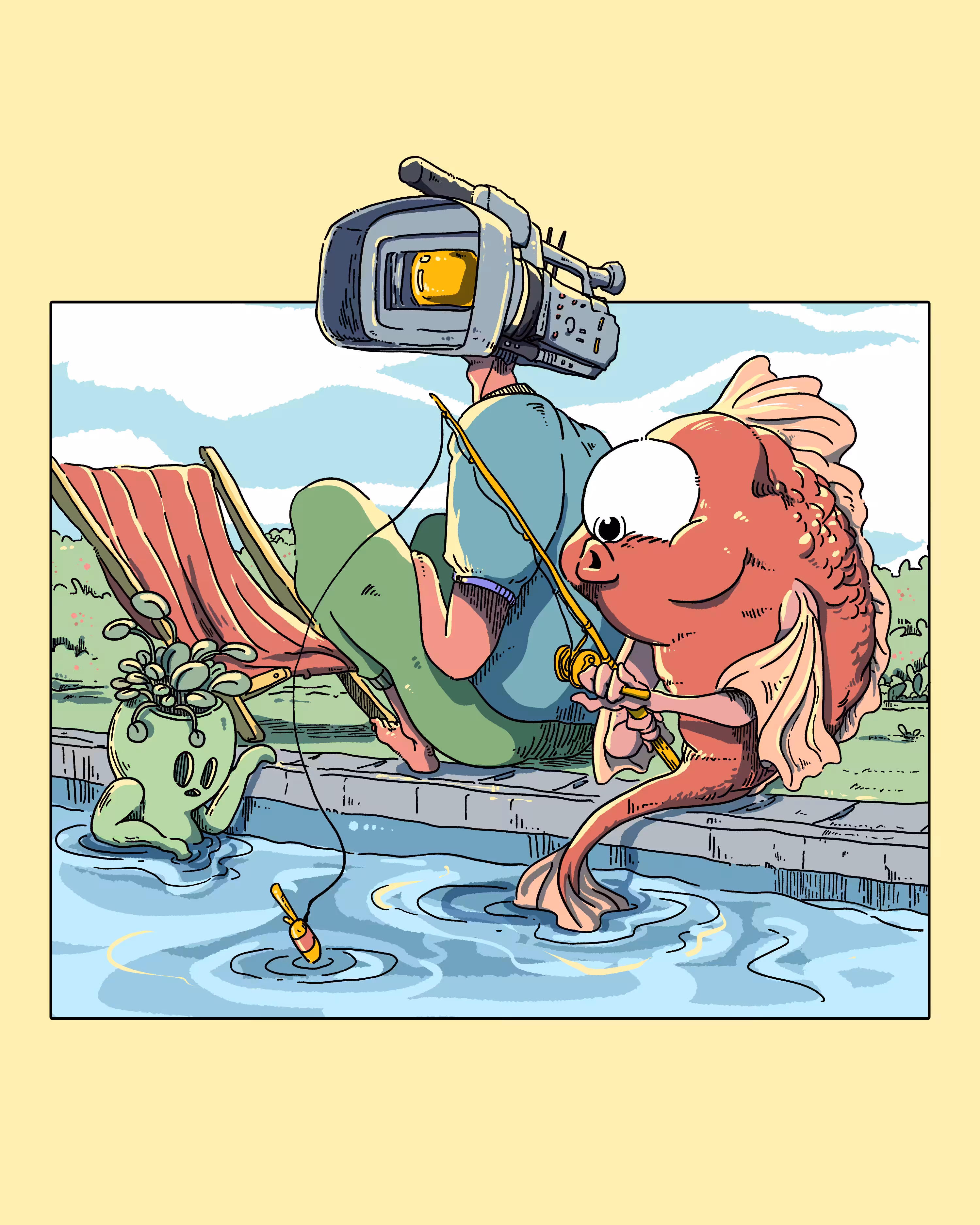 FISHING WITH THE MEDIA