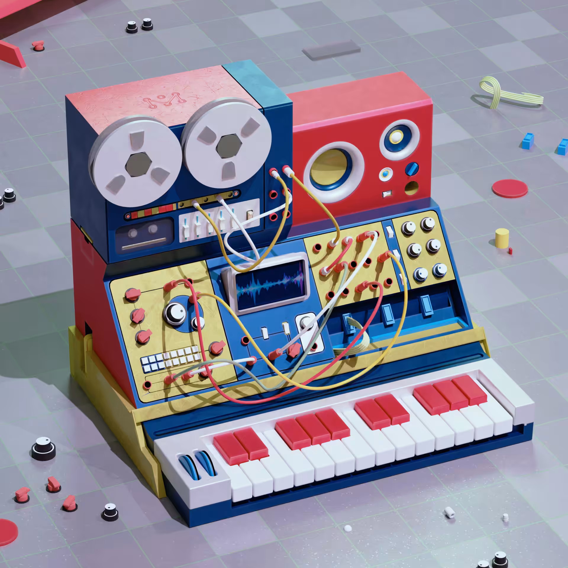 ToysOBJKT003: Henthesizer Modular
