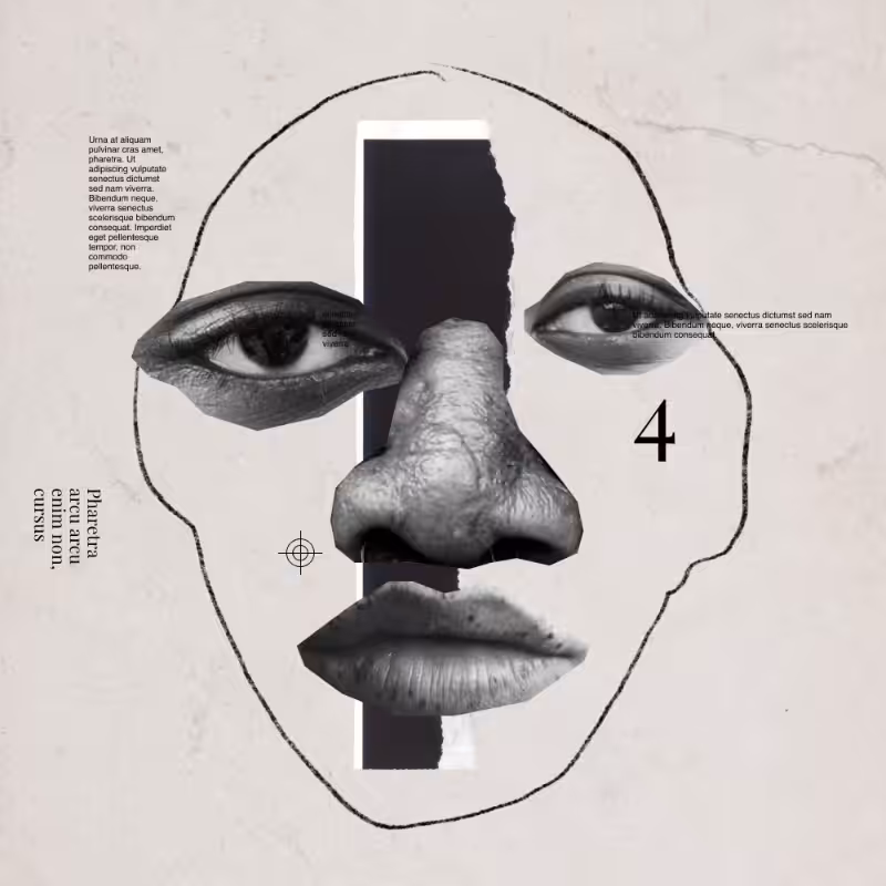 Collage faces #44