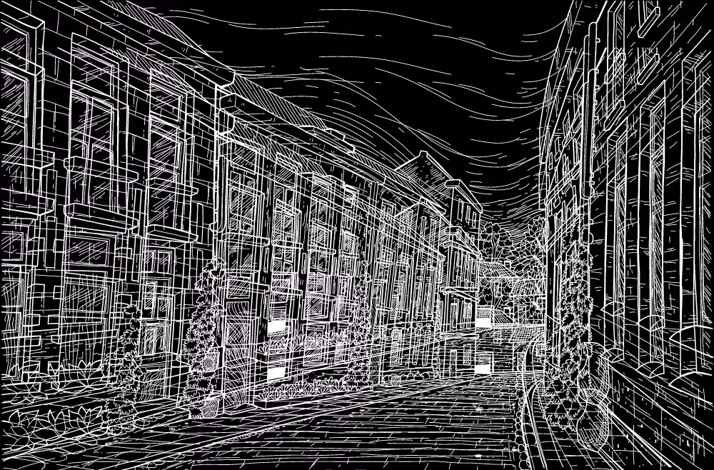 #16 Glitched Neighborhood Glitched World