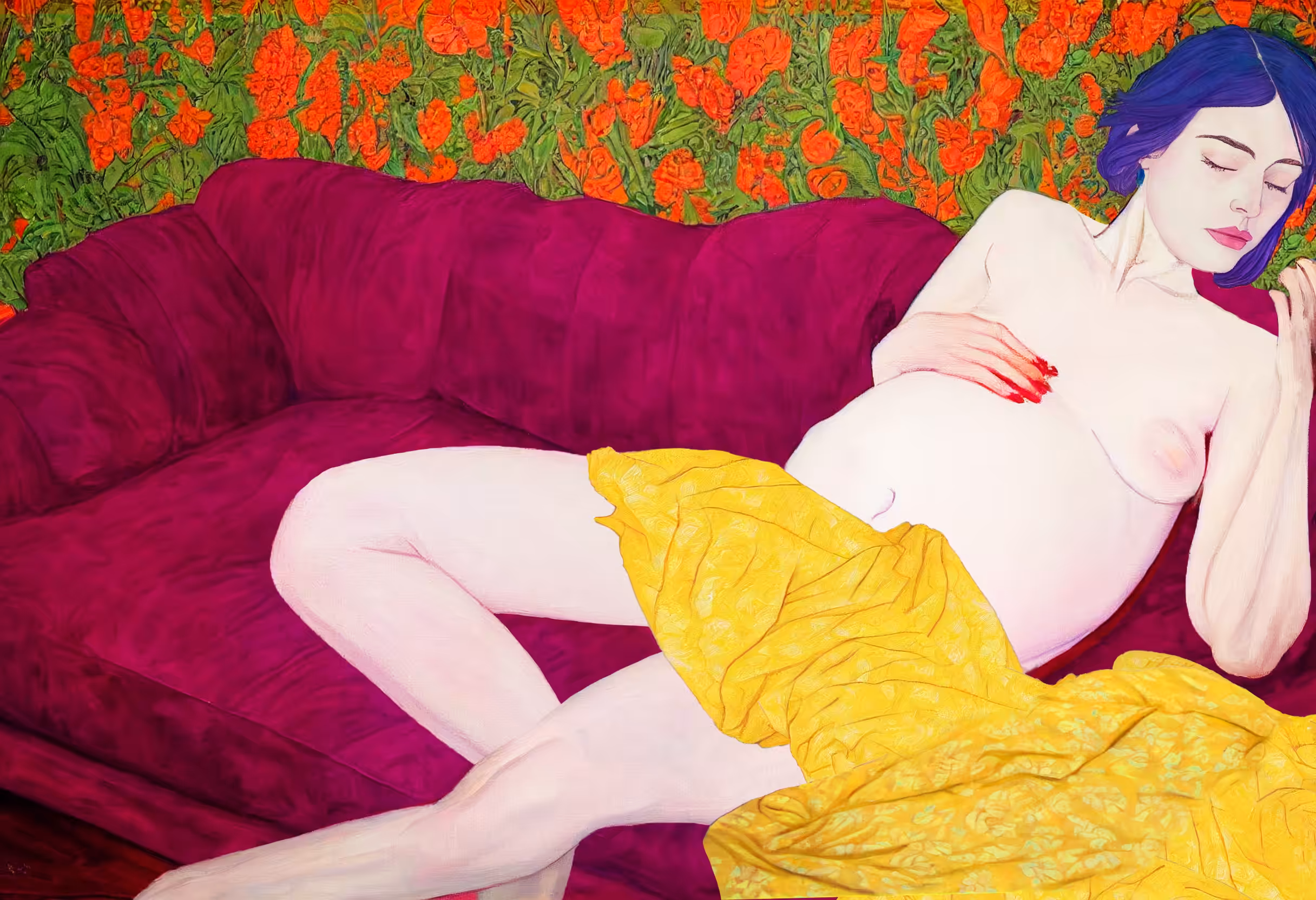 Purple couch dreams
