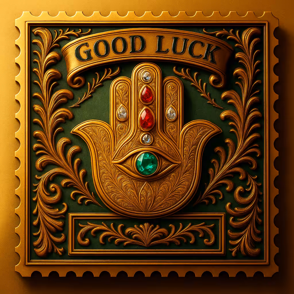 Hamsa – Good Luck Stamps