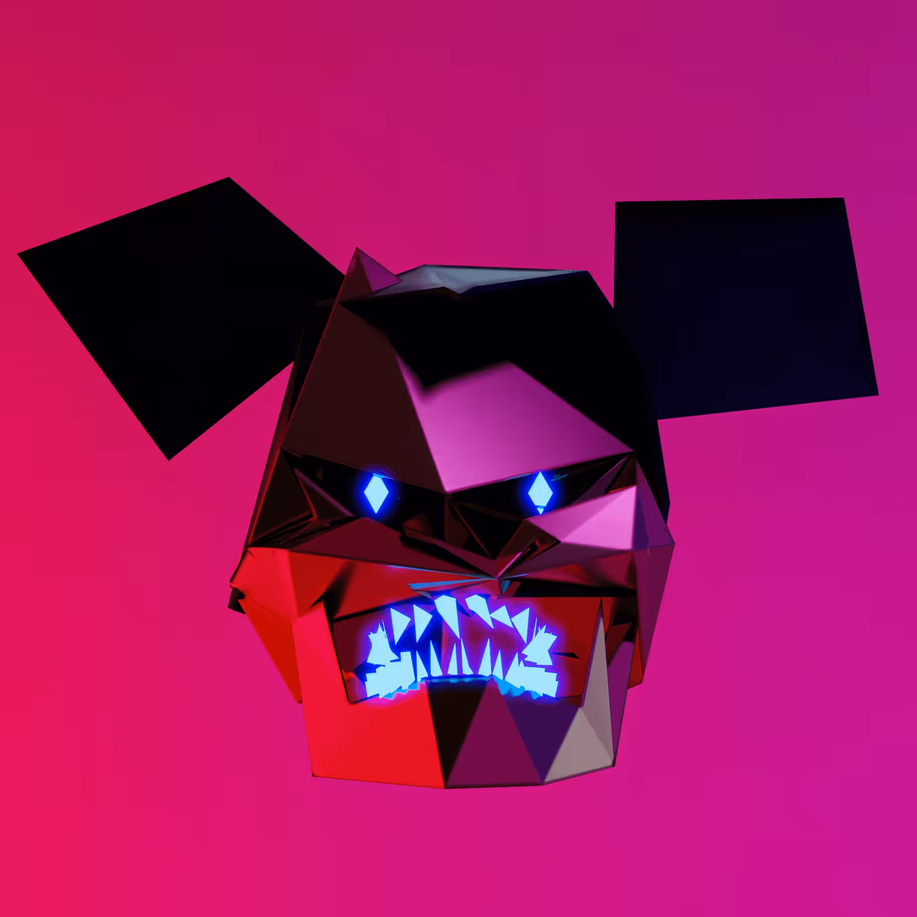 angry Mouse Skull