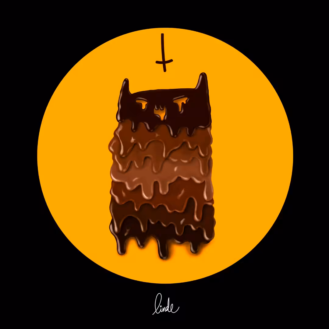 satanic cat #004