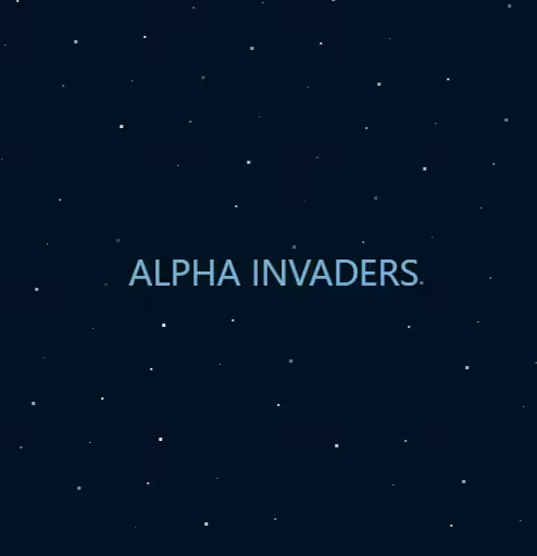 ALPHA INVADERS: SPACE LETTER DEFENSE