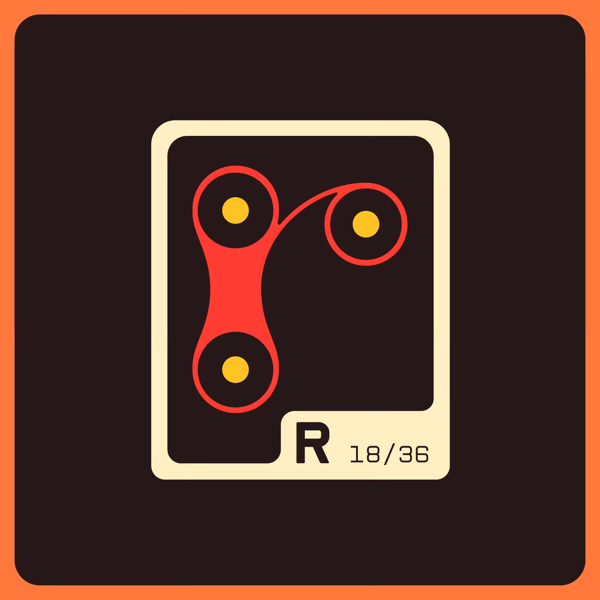 Alphabet Badge Series - R