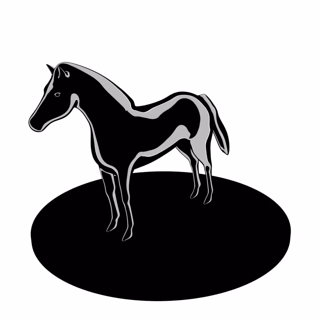 The Happy Valley: Silhouette Horse