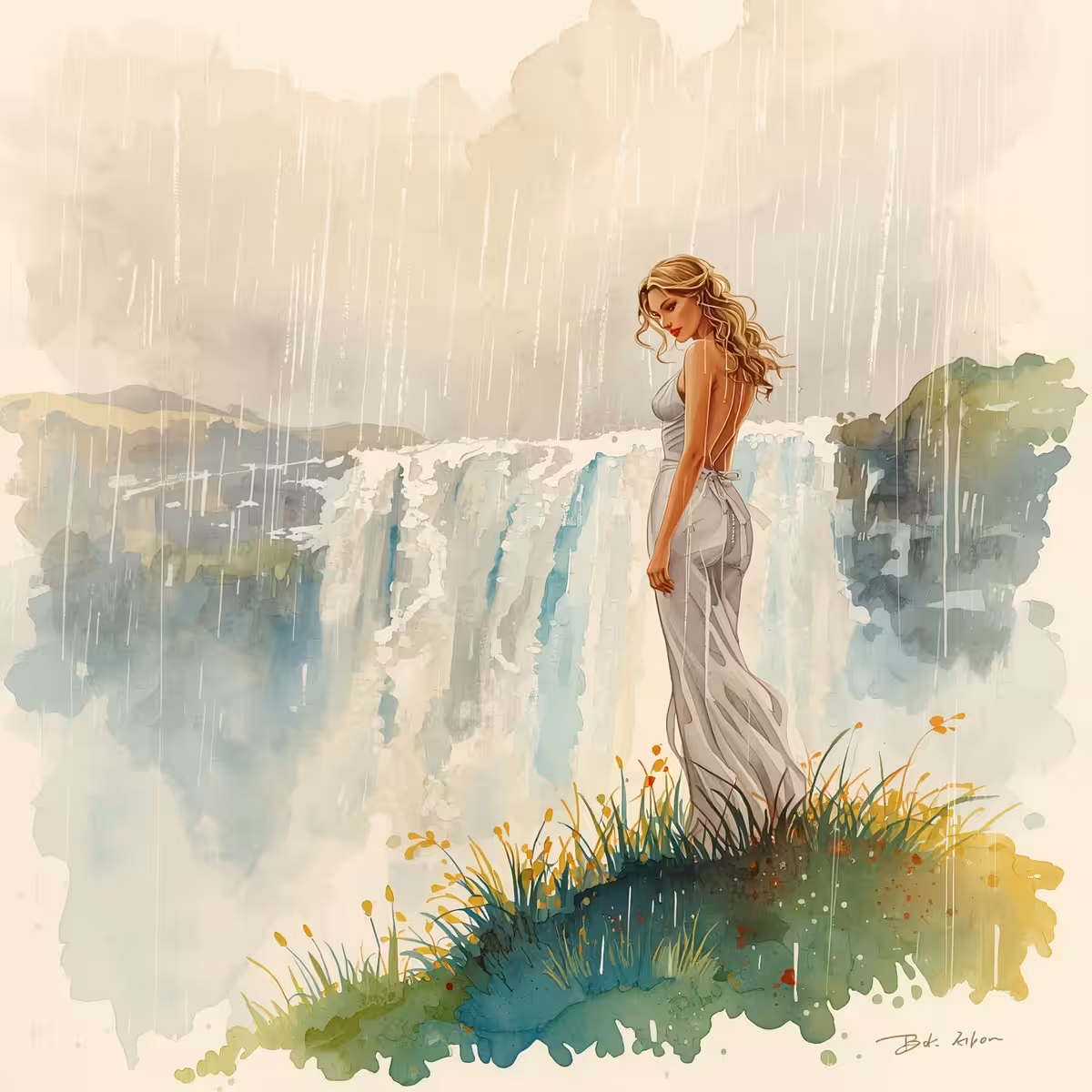 Under the rain