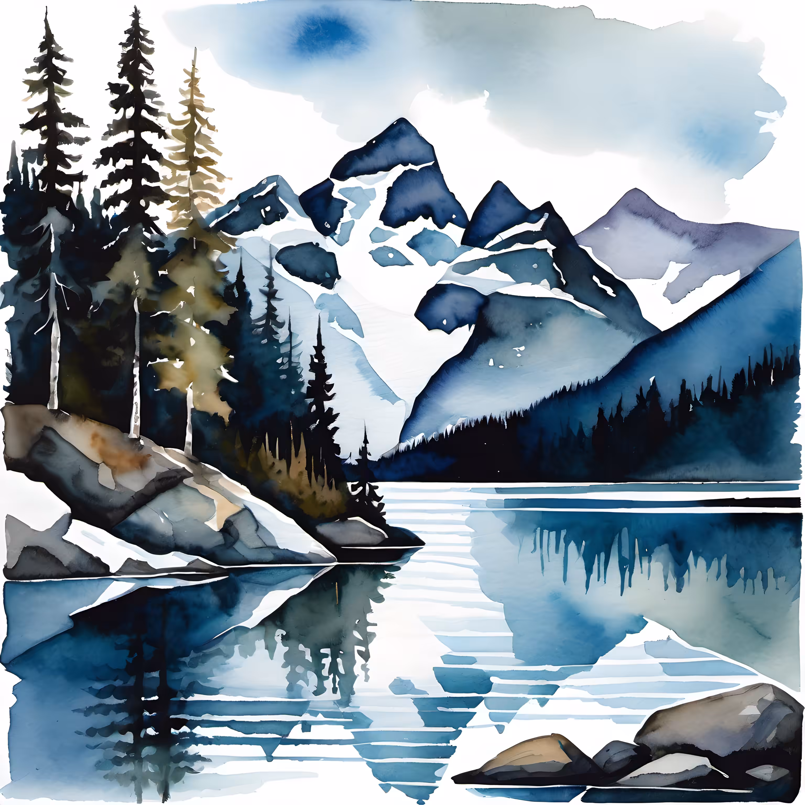 Glacial Lakes #96