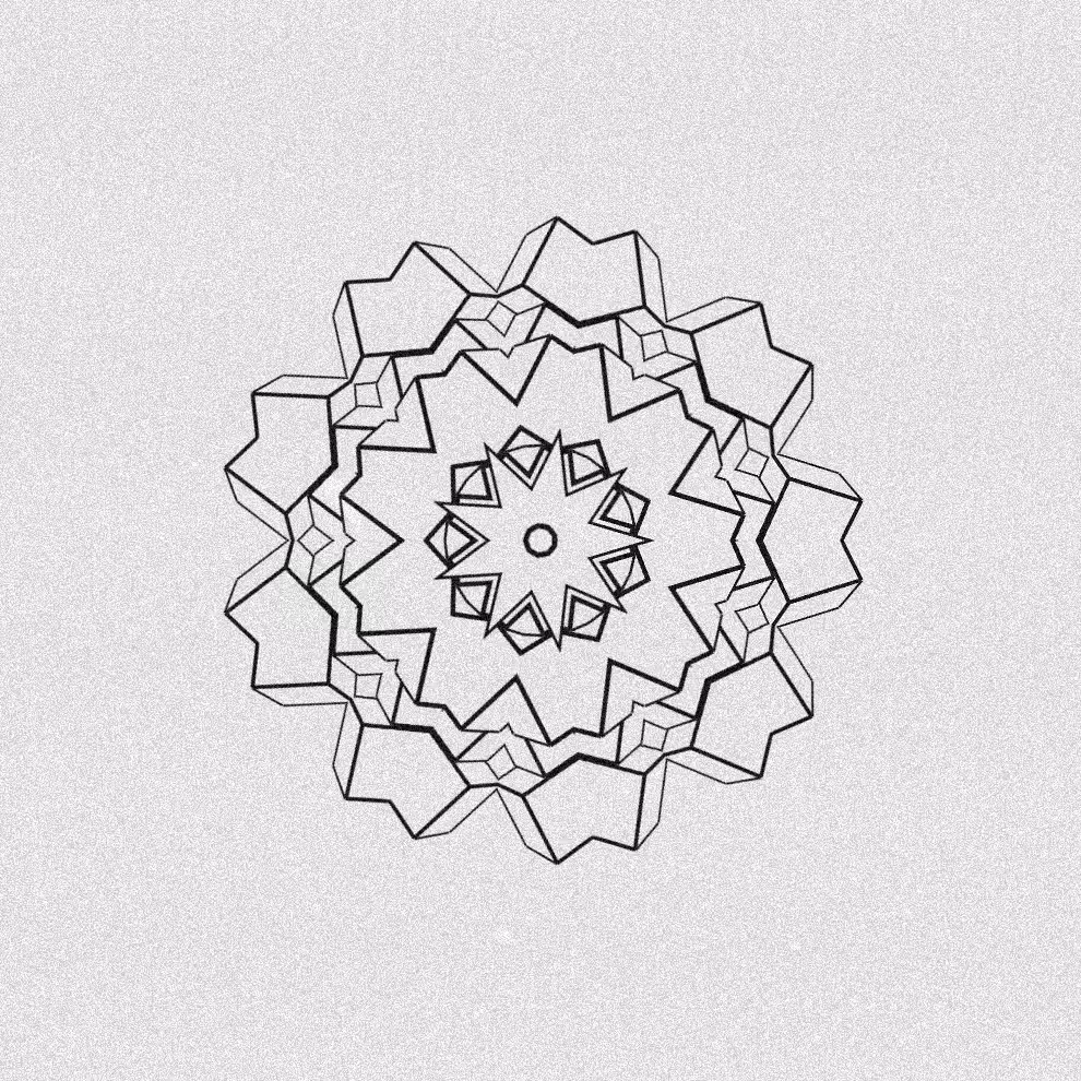 Monochrome Kaleido #254
