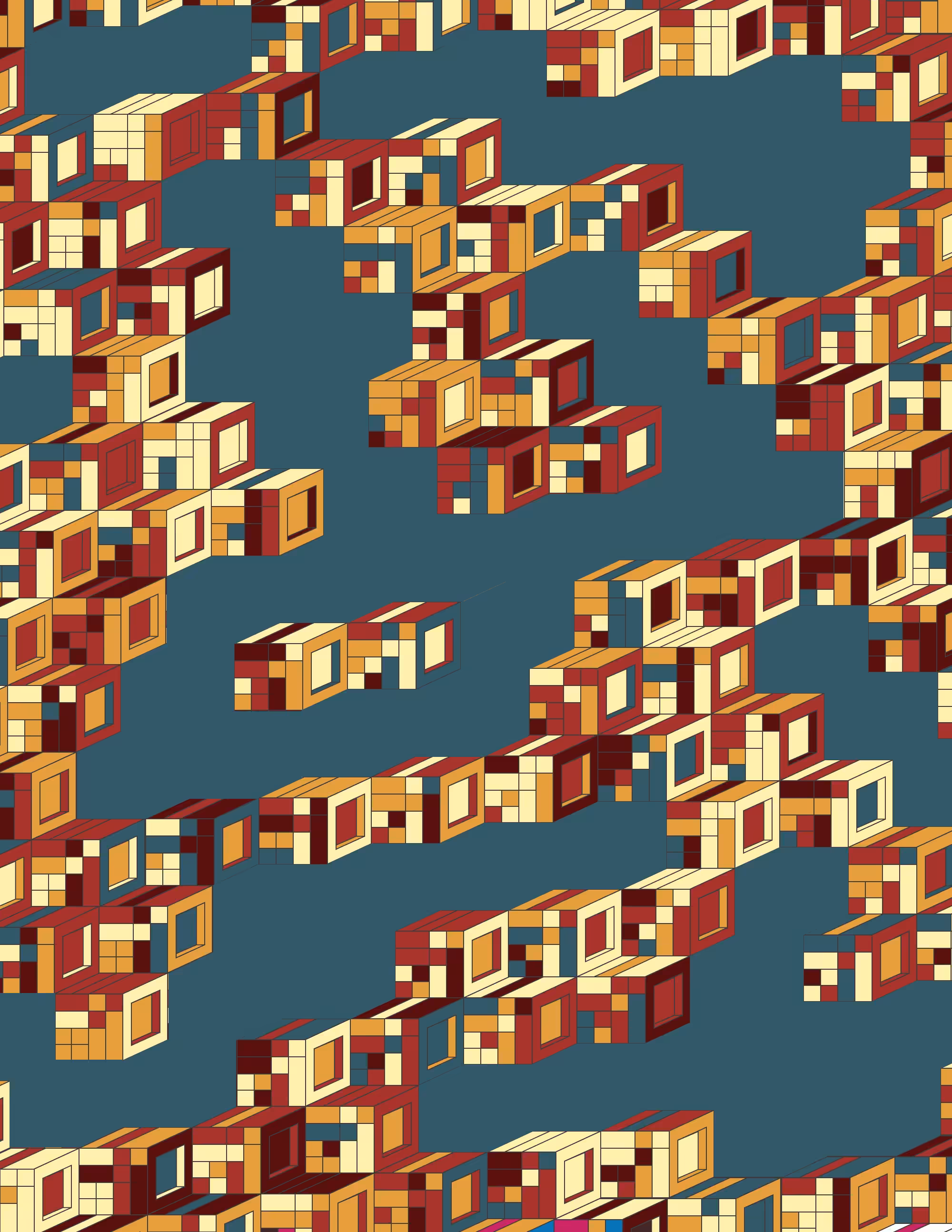 CryptoBauhaus: Color Cuboids: №13