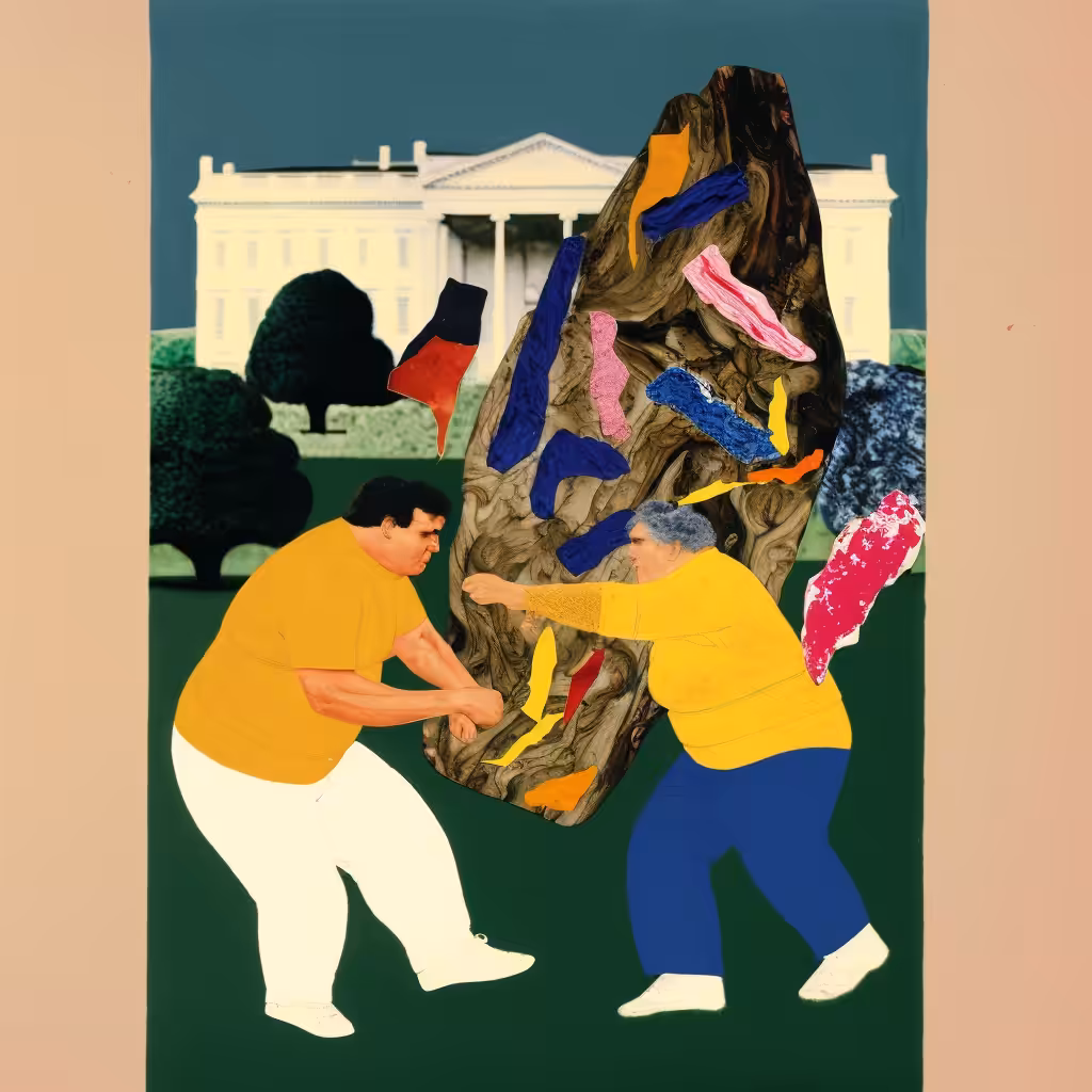 WHITE CLUB / FIGHTING ON THE WHITE HOUSE LAWN