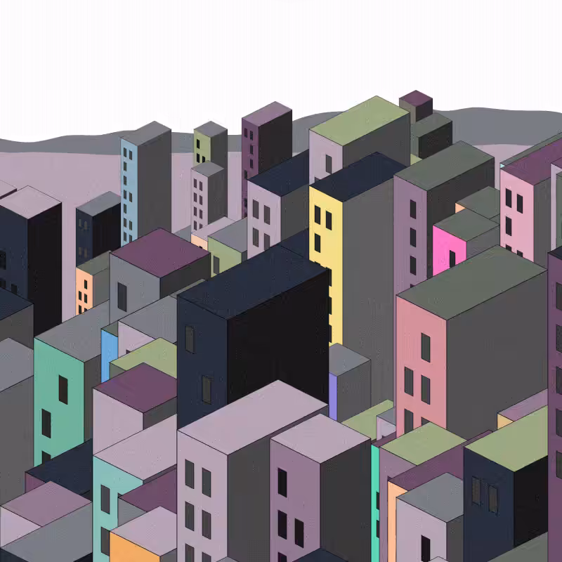 Coloured City #110