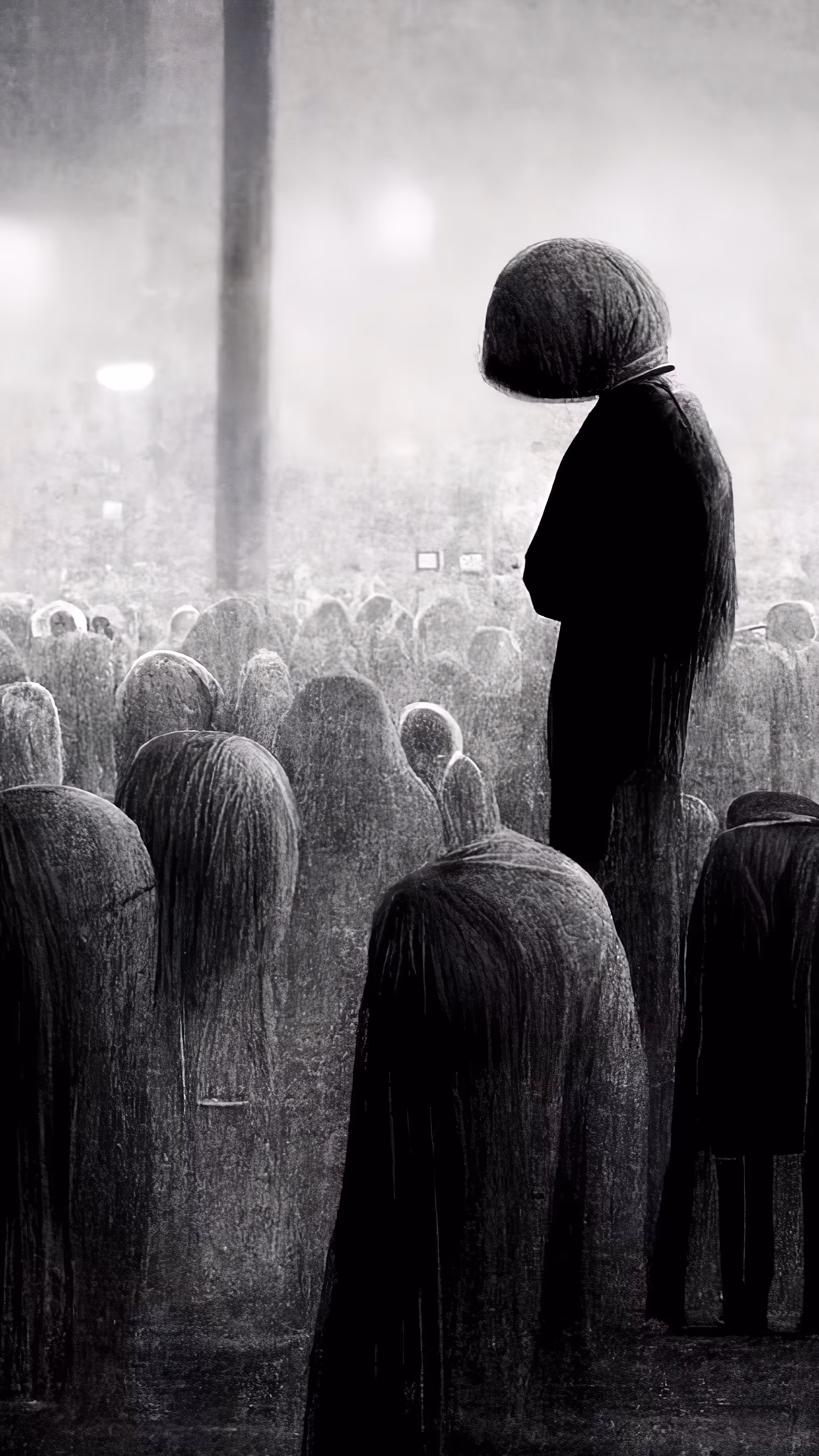 There Are No Faces in the Crowd