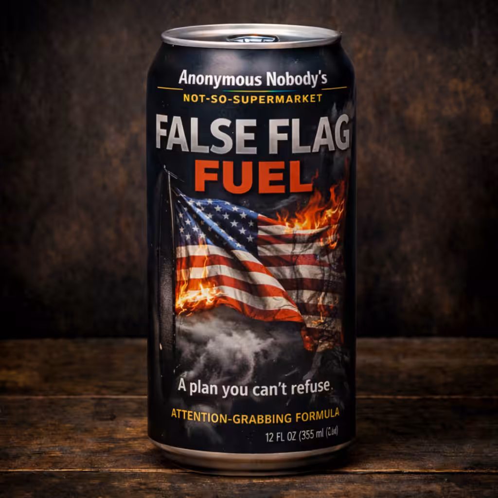 Anonymous Nobody’s Not-So-Supermarket: False Flag Fuel