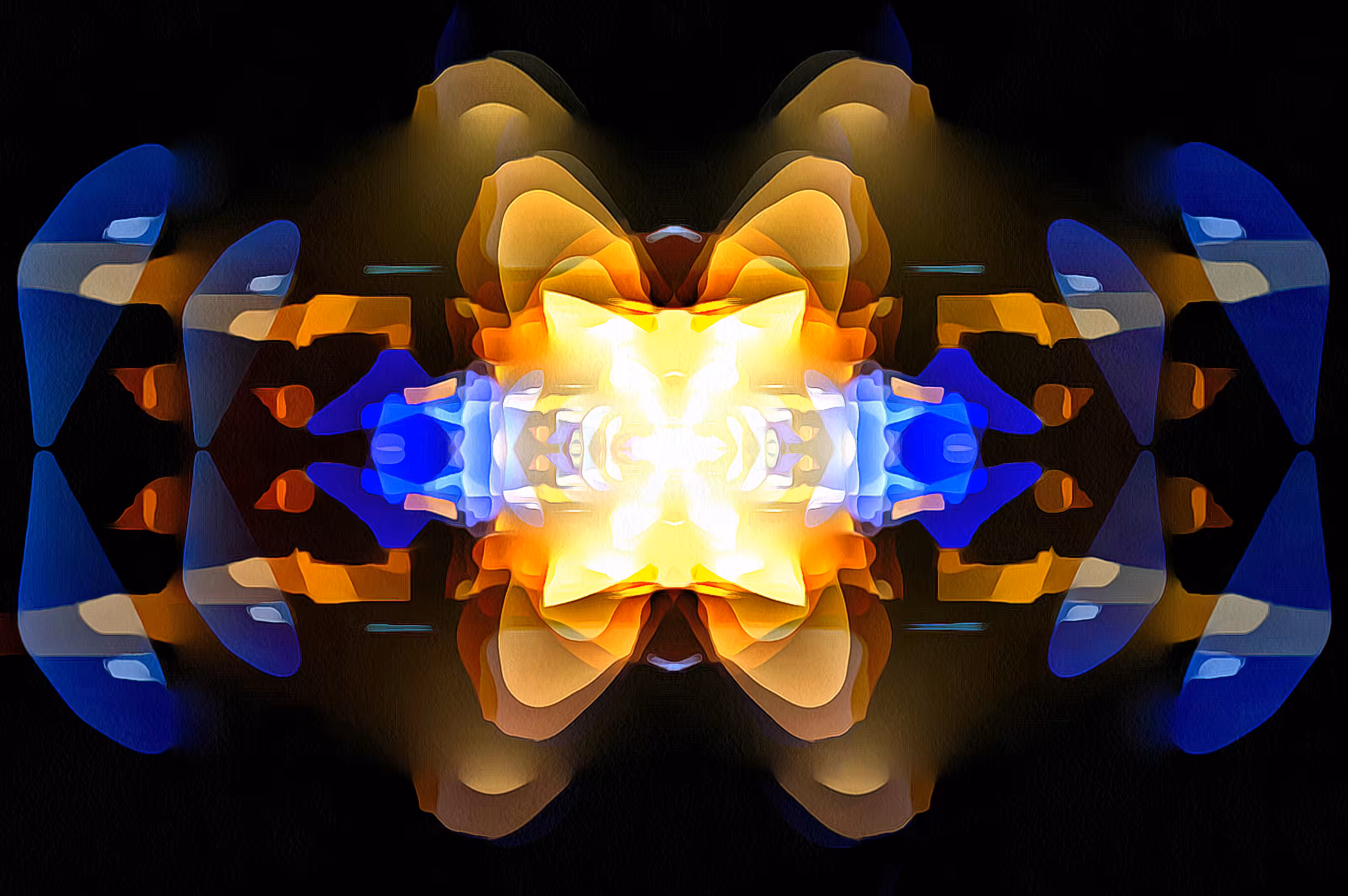 Light and Dimension Series: "NT41 Spaceship".