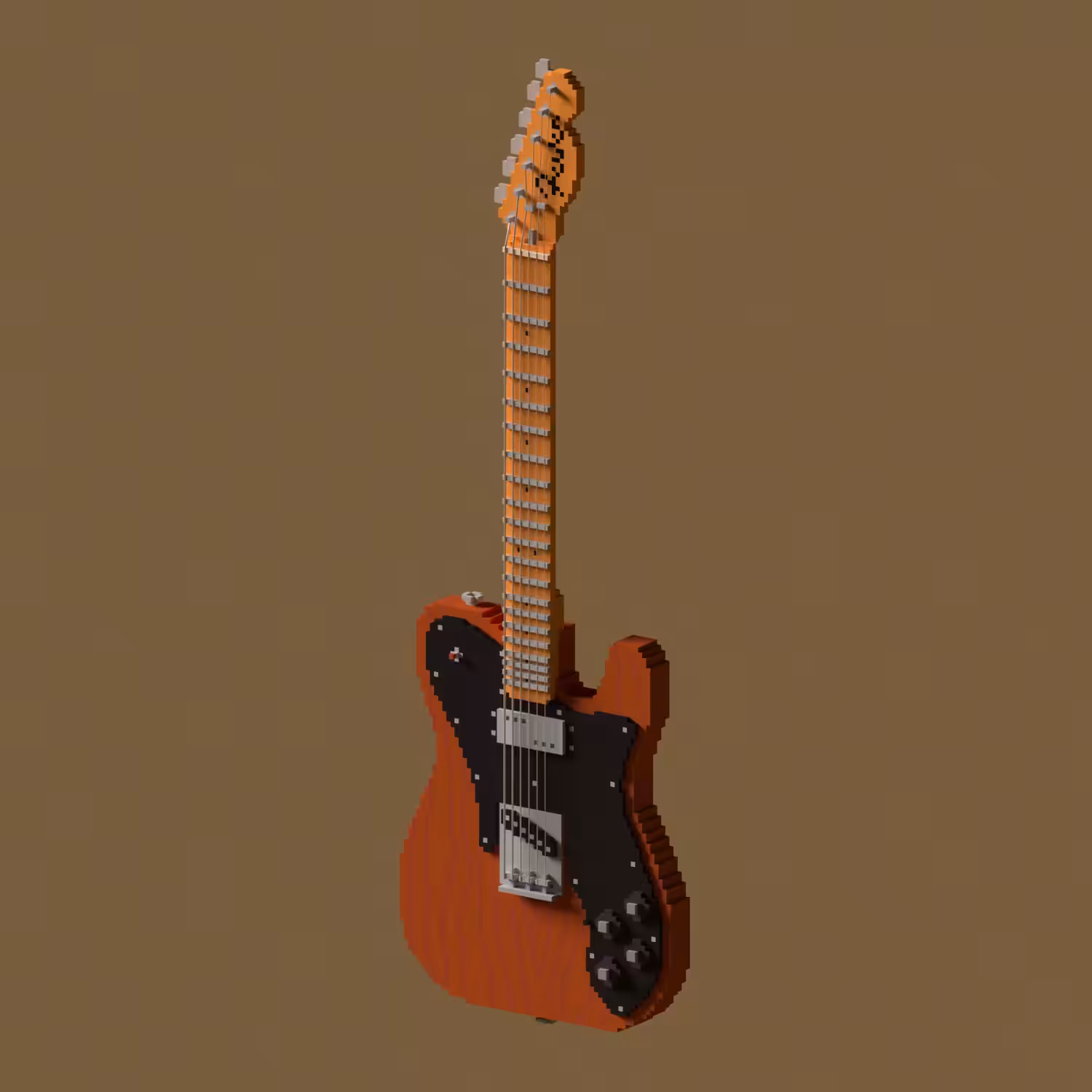 AMERICAN ORIGINAL 70S TELECASTER CUSTOM - Mocha