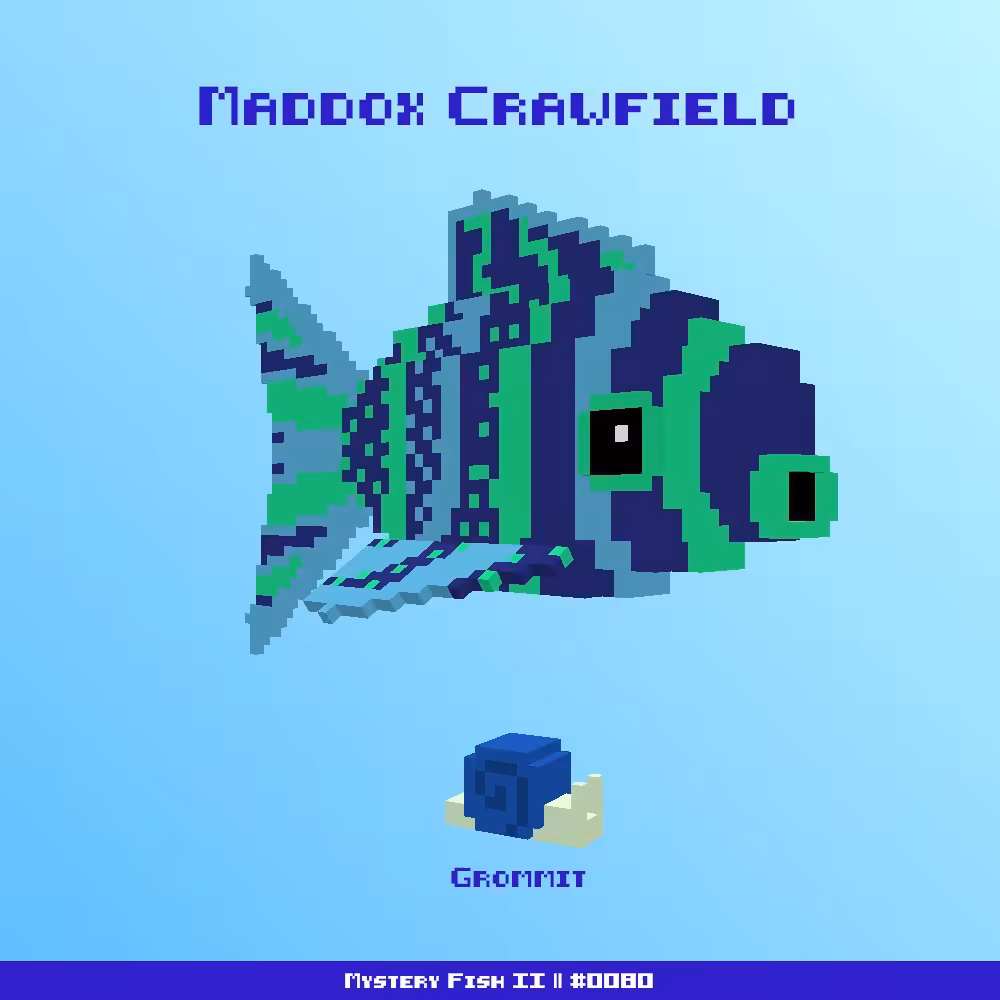 Maddox Crawfield :: Mystery Fish 0080/1000
