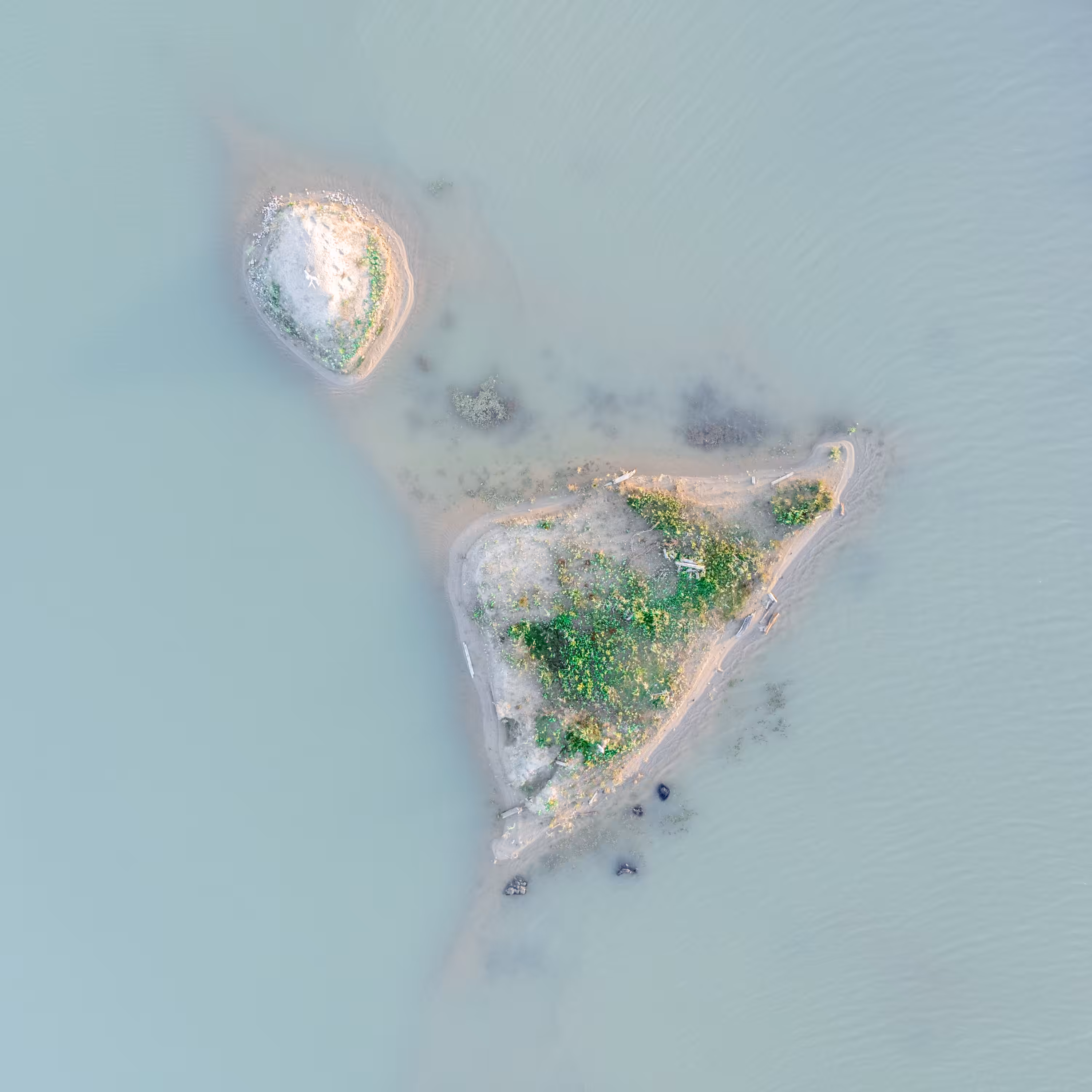 Two tiny islands