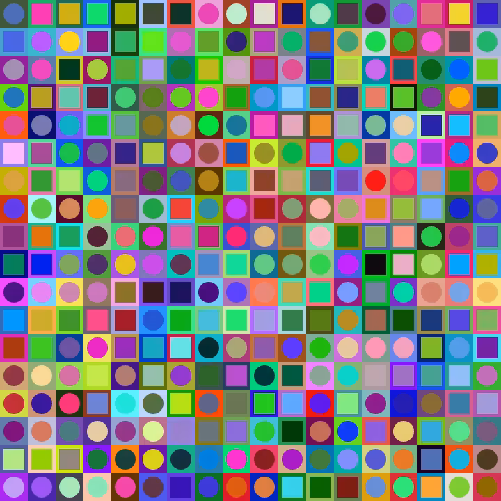 Square Dot Composition #230