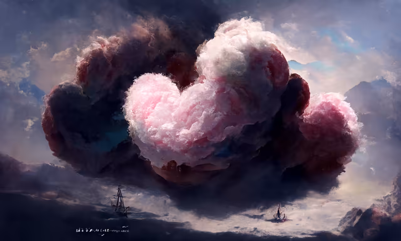 Heart Clouds #7