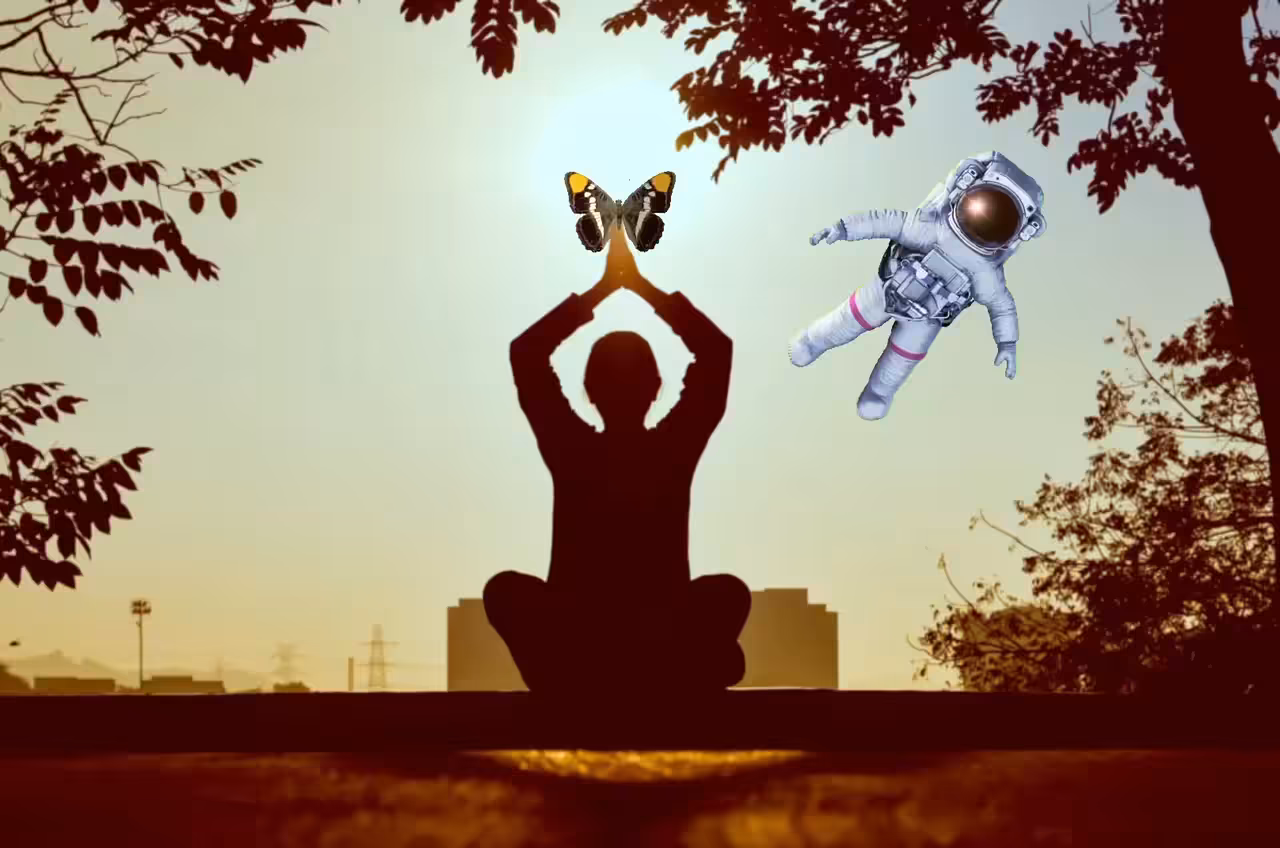Meditate hard; Get gravity boost.
