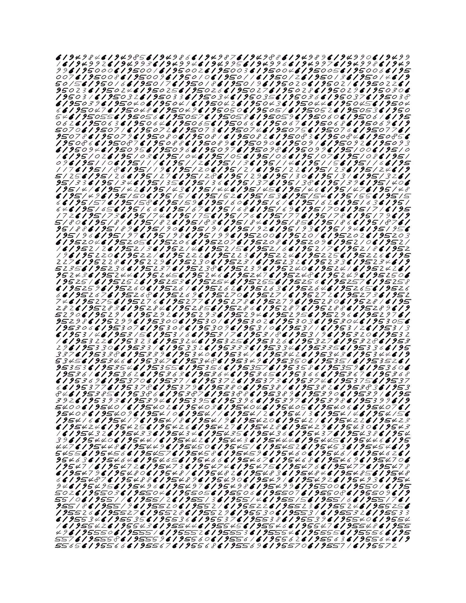 Endless (5,607,250 to Infinity) #1962