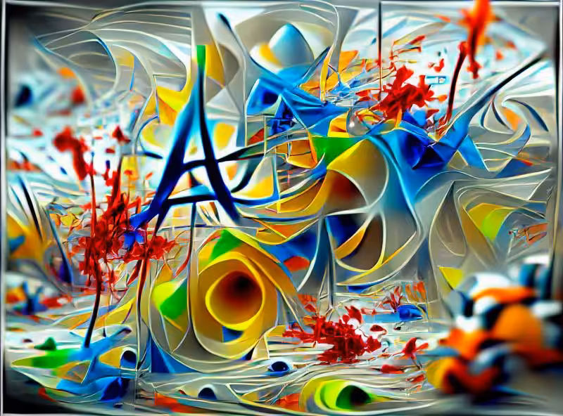 Abraham's First Works: Abstract art