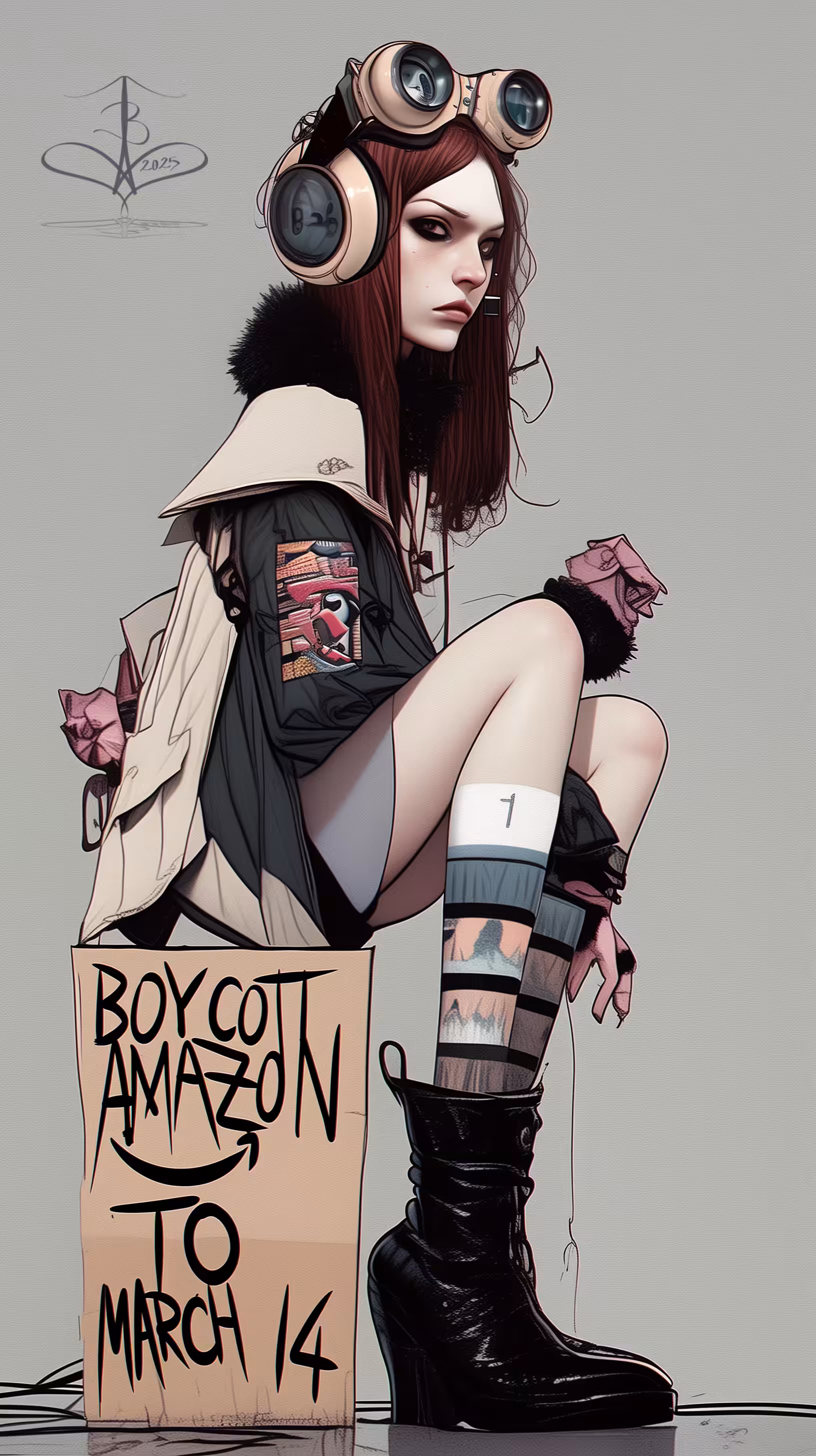 BOYCOTT AMAZON MARCH 7-14: SIT ON IT