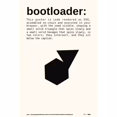 bootloader: selfie #77