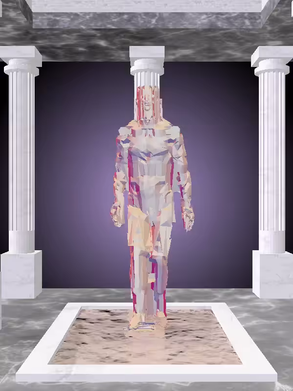 HeavenComputer: The Fragmented Receding Multichrome Haze Man #5513
