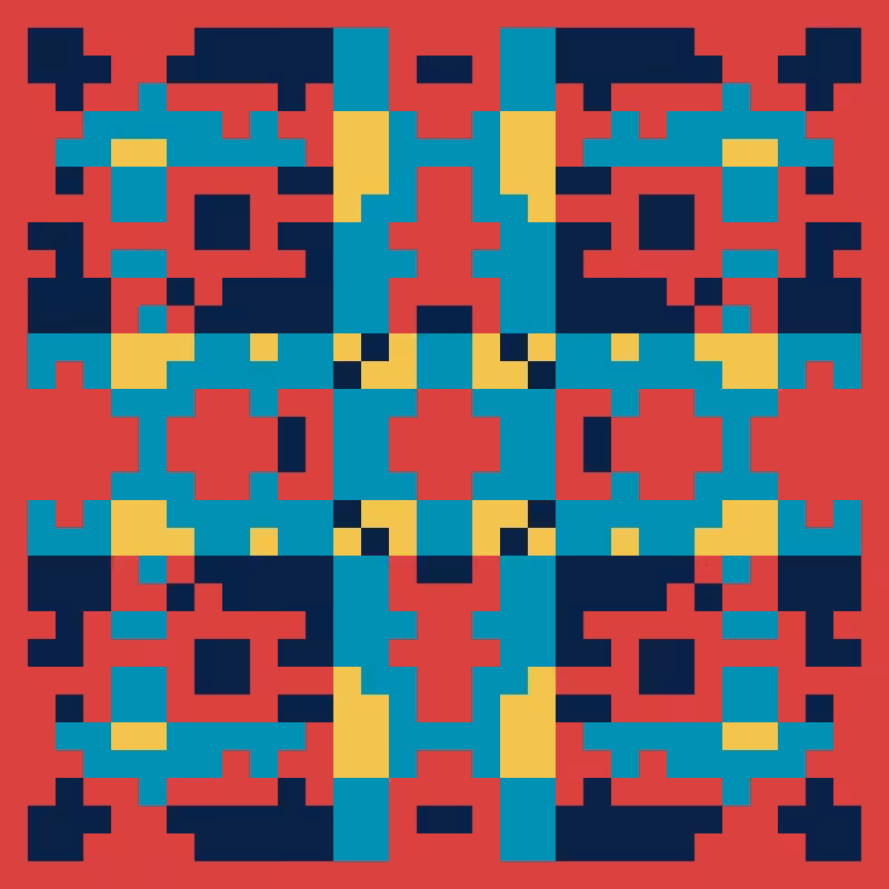 Pixel Mandala #81