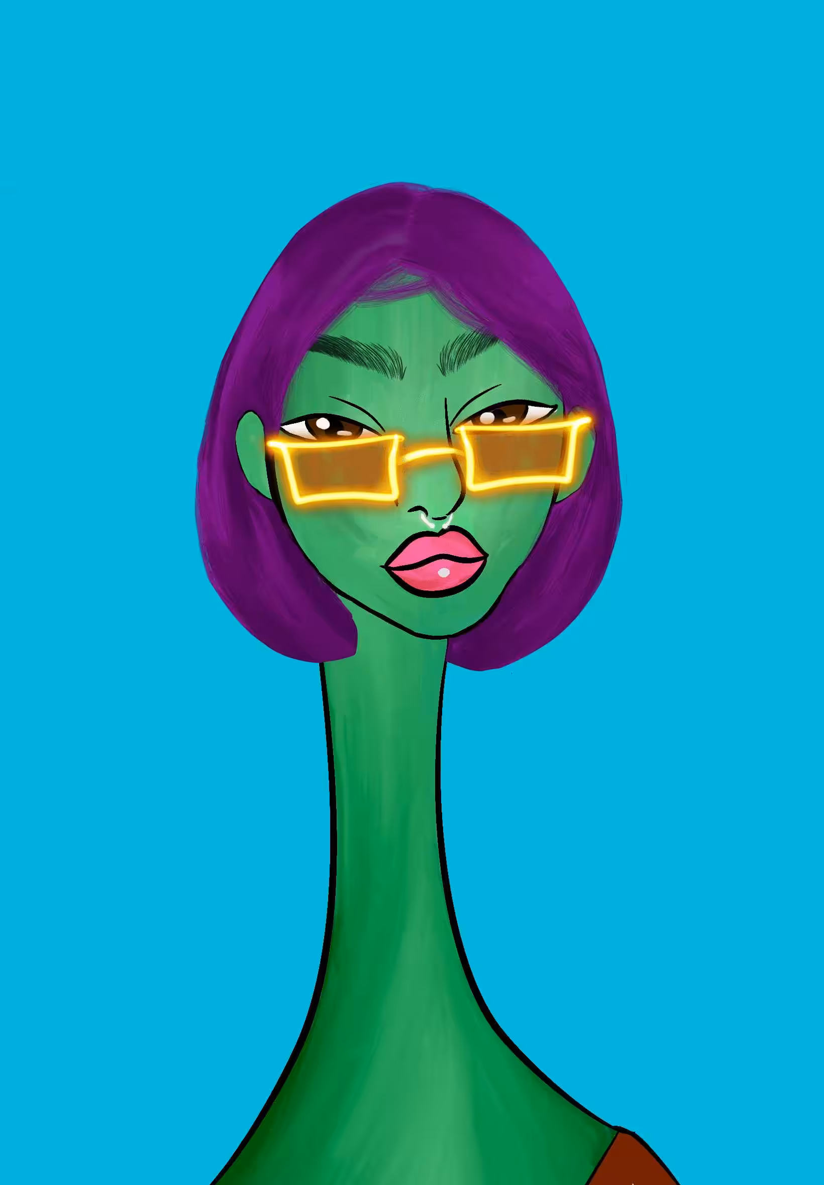 Long Neckie Ladies: Long Neckie Lady #1460