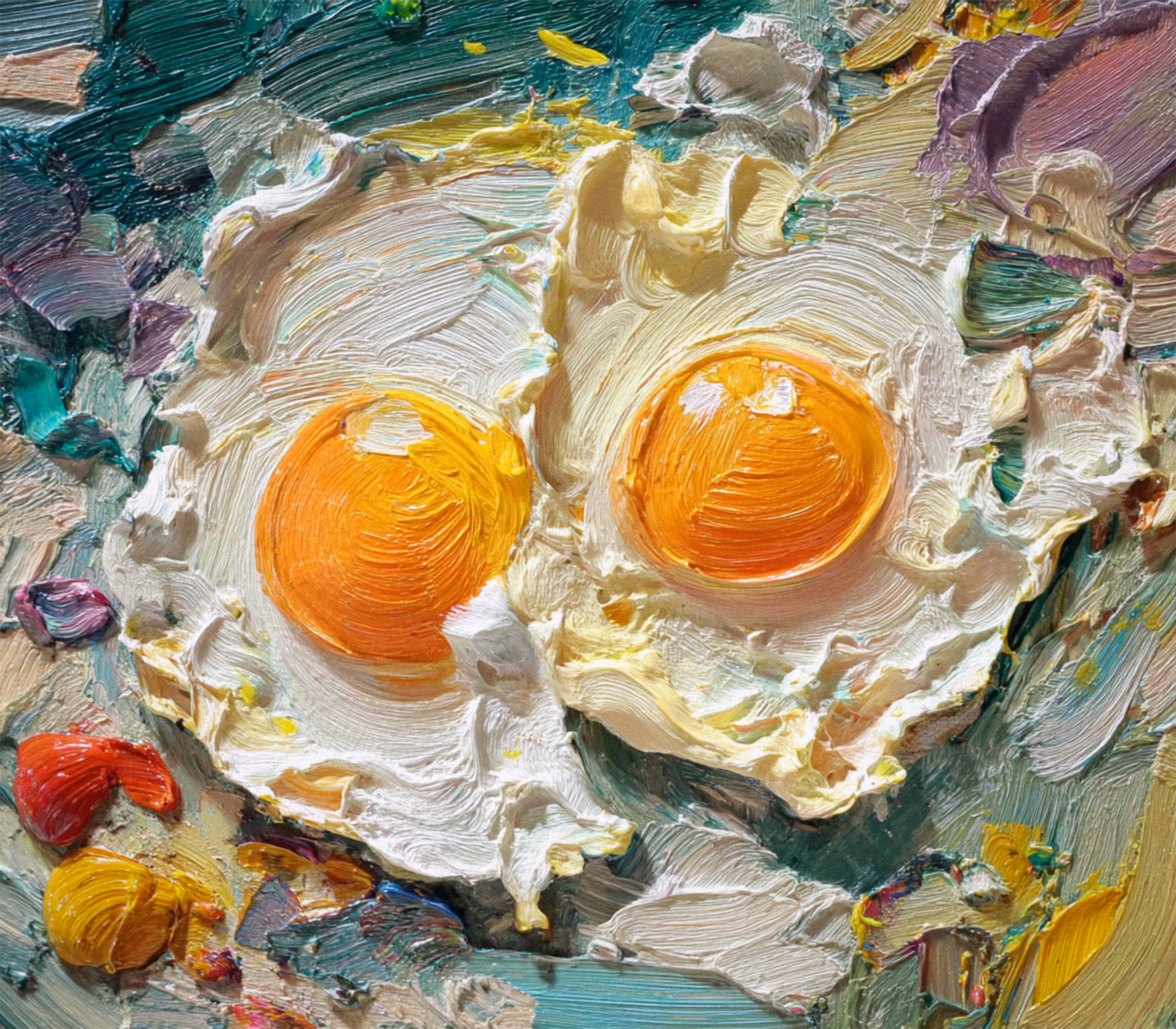 Impasto Fury: Double Yolk Rage