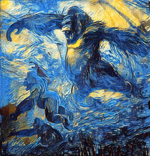 Bored Starry Night Club: Bored Starry Night Ape Club #70