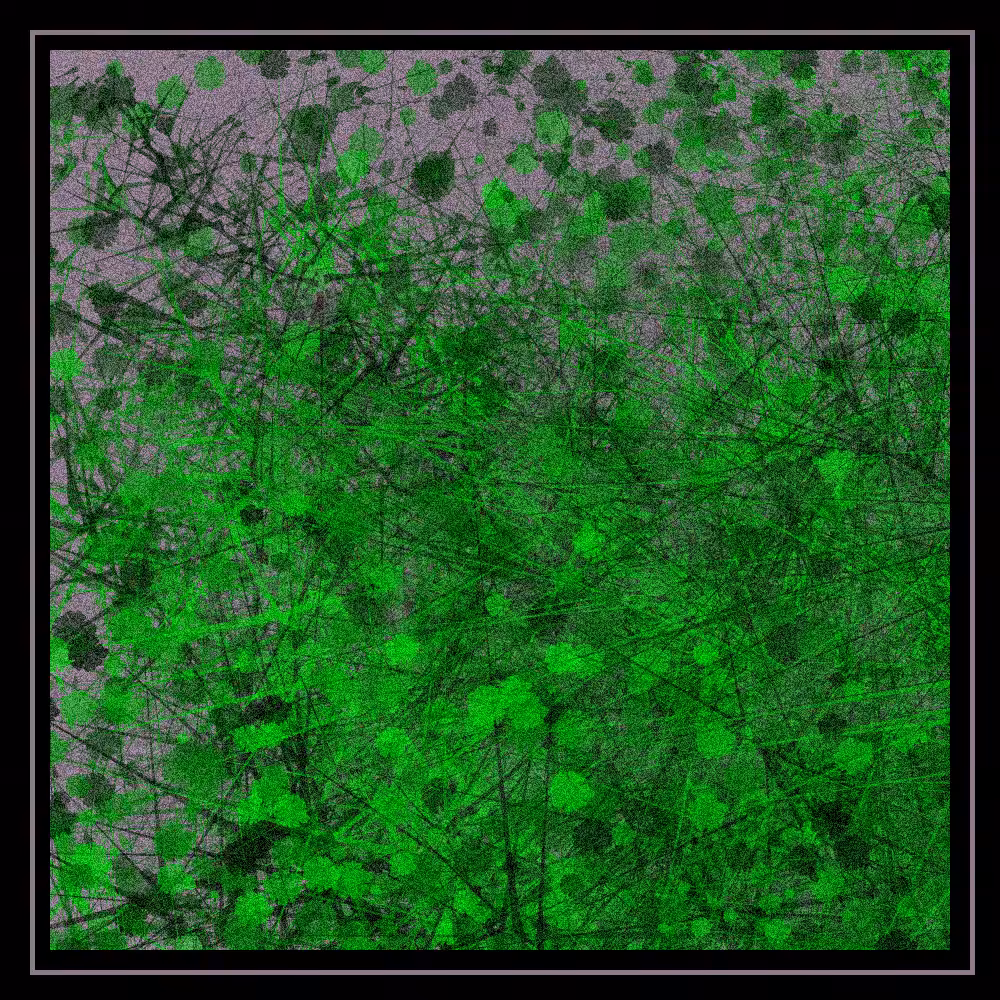 Abstract painting - vegetation #8