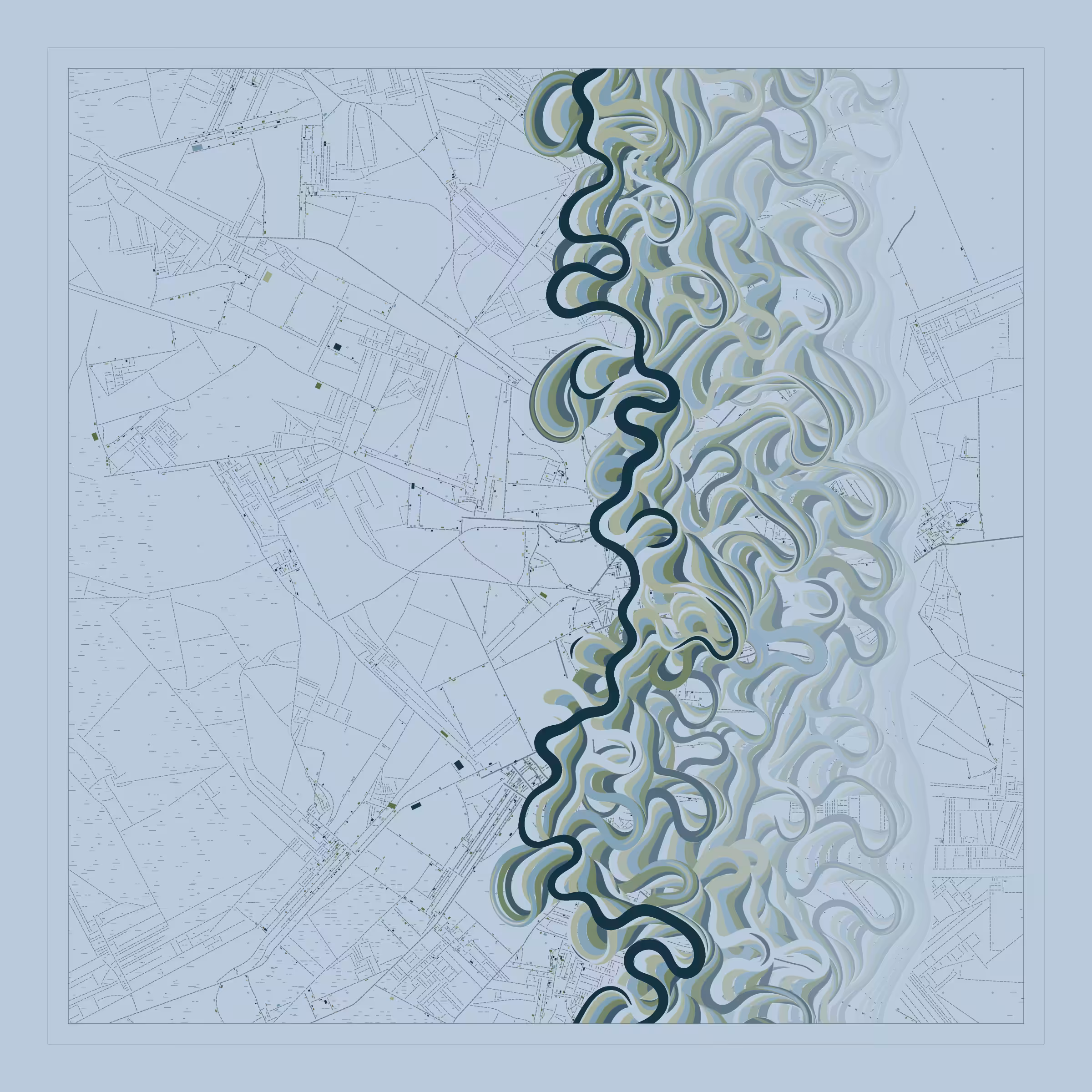 Ancient Courses of Fictional Rivers #134