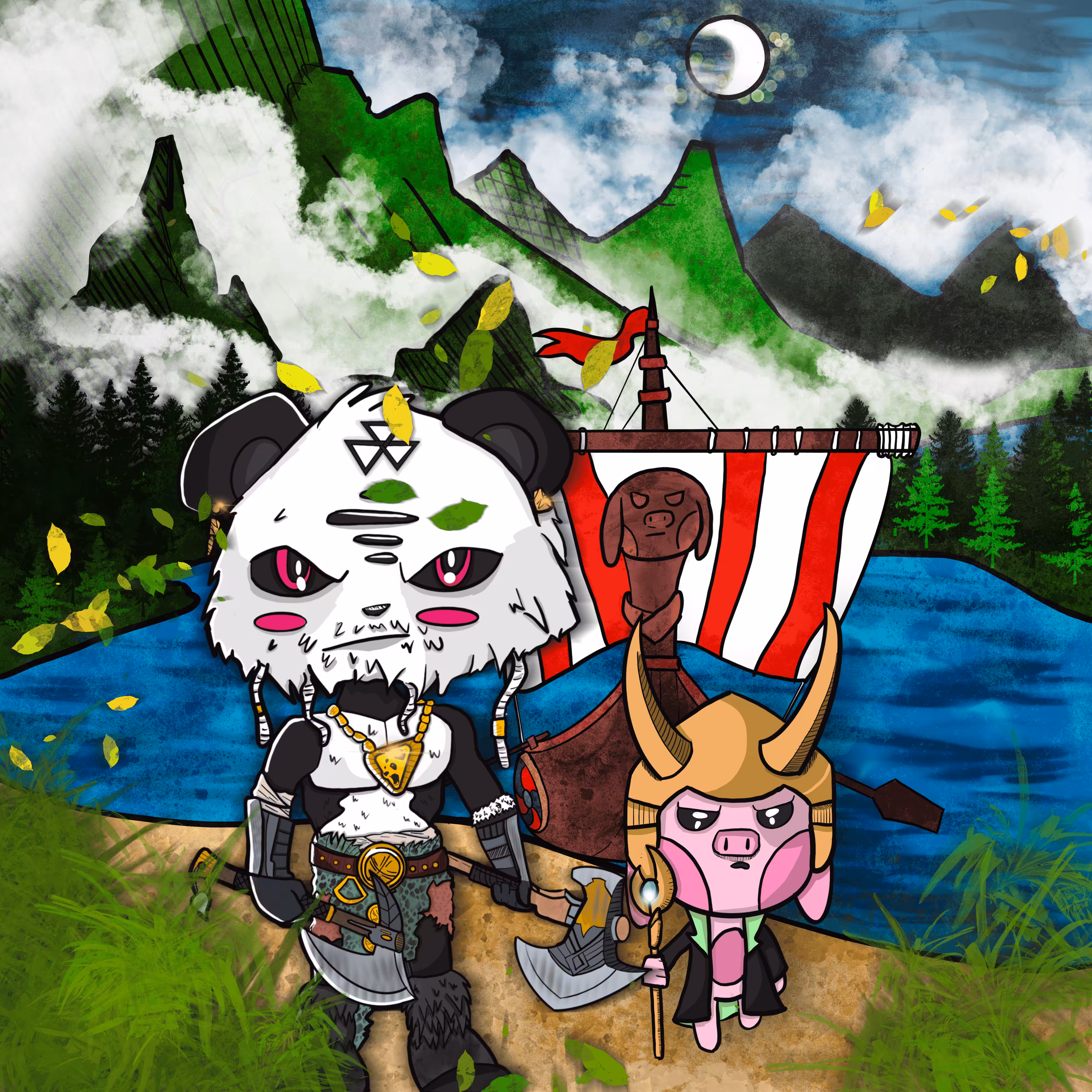 WaruPan #028 1/1 Background