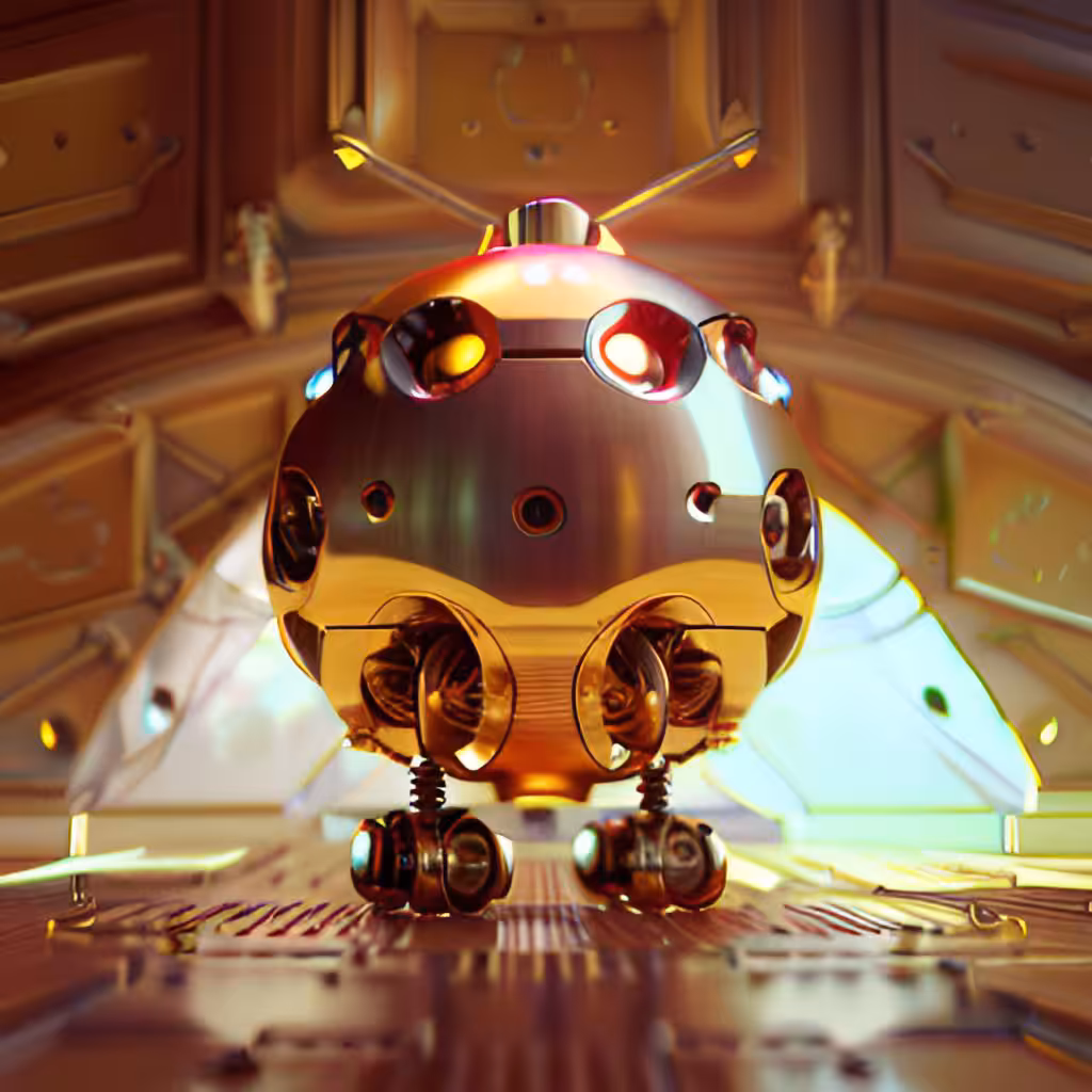 Golden Robotic Apples #1