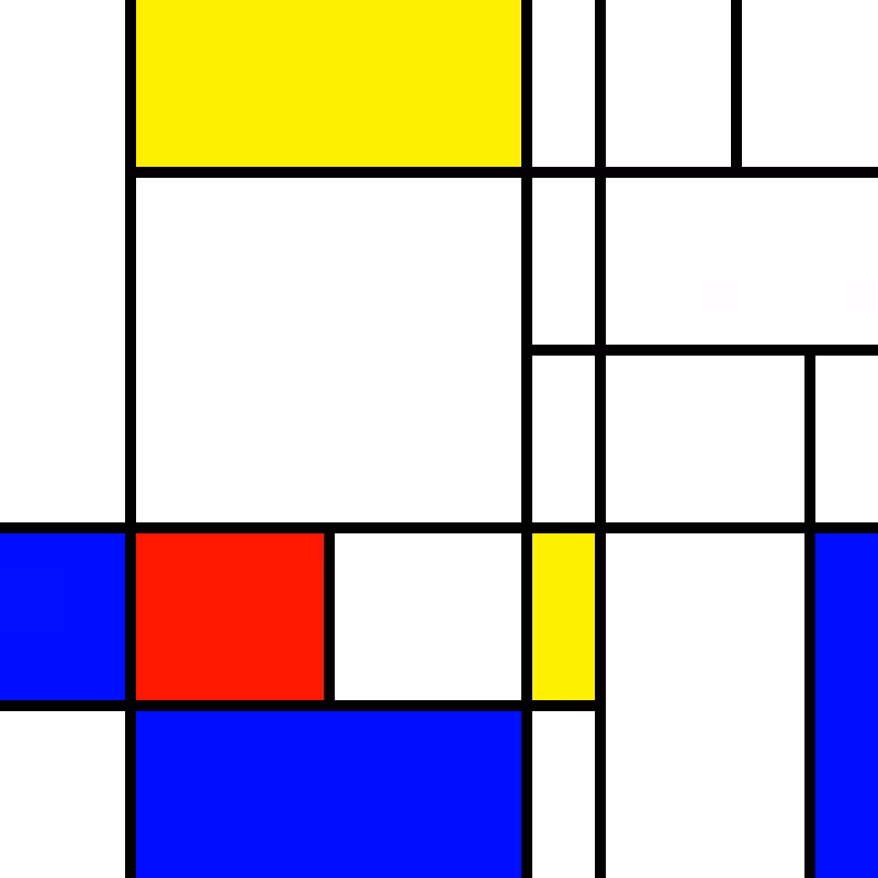 compositioninredblueandyellow.art, (NFT) #133