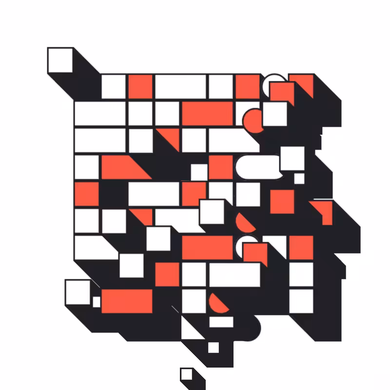 Hypnotic Hovering Grid #5