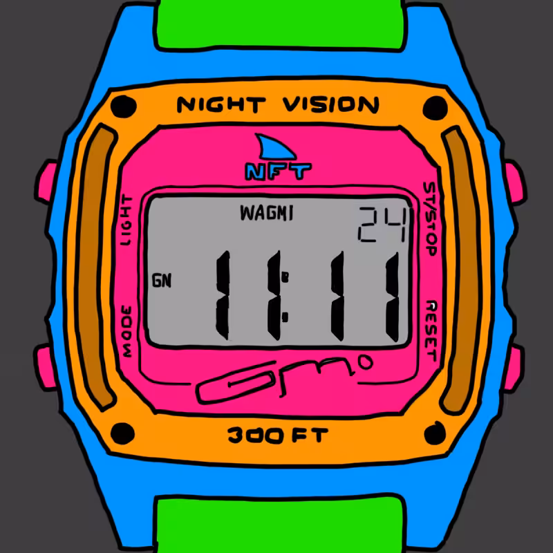Make a Wish NFT Watch - Colorway #12