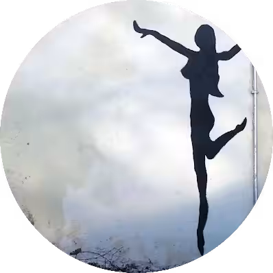 Street Art - Dancer figure