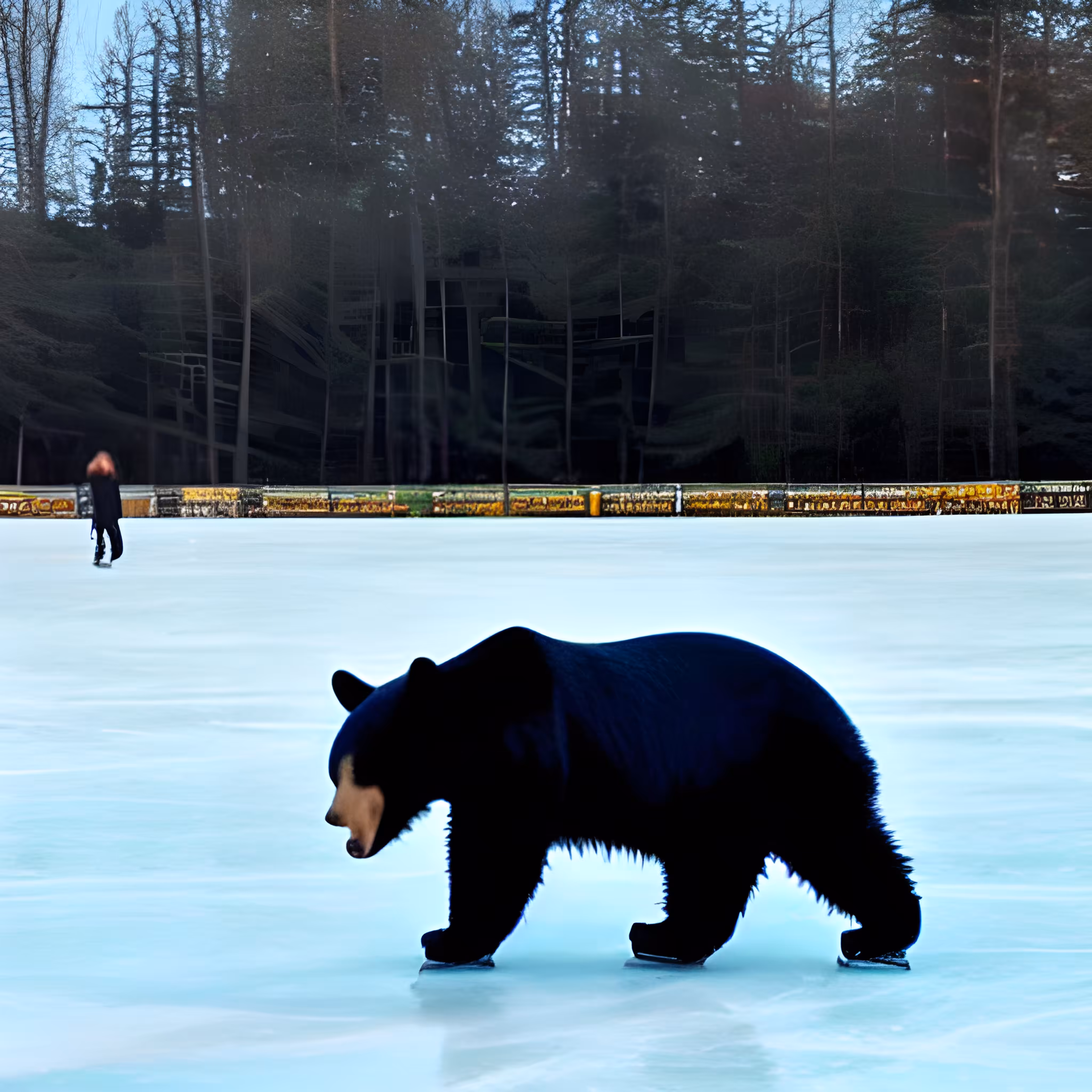 Skating Bear
