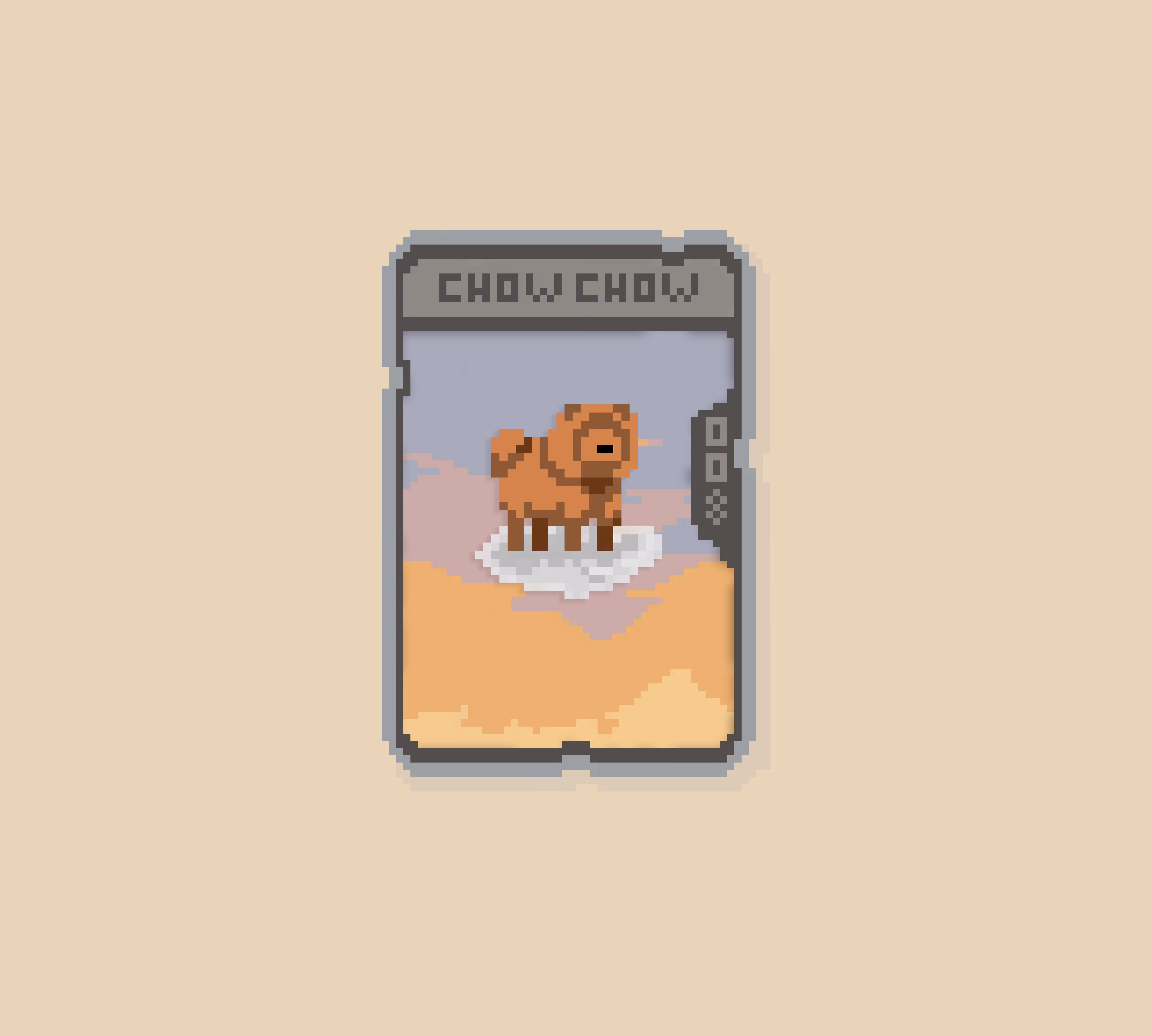 Chow Chow Dog Card | #008