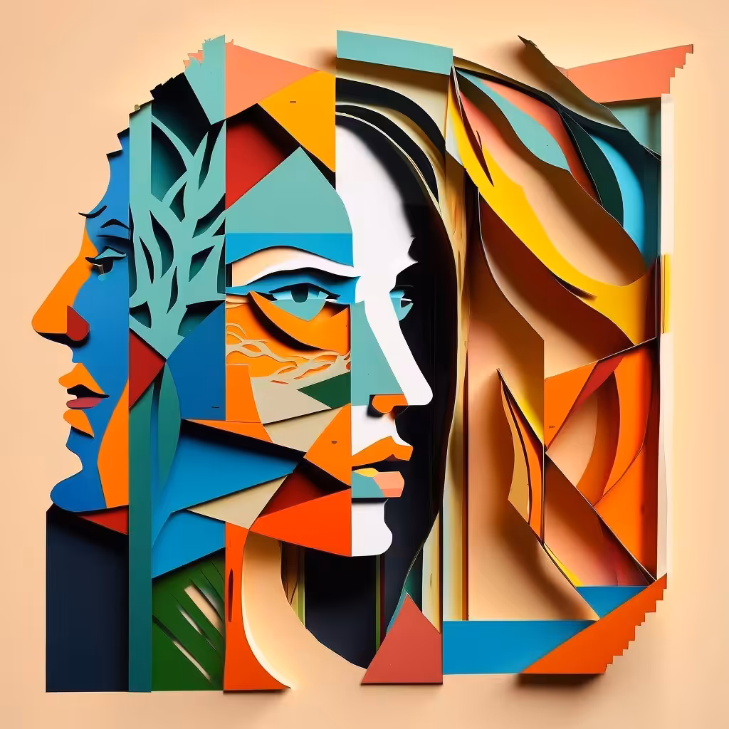CHROMATIC FACES #9