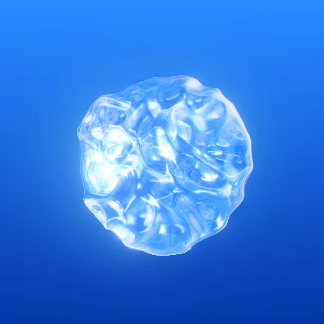 Ice Bubble Flow VIII