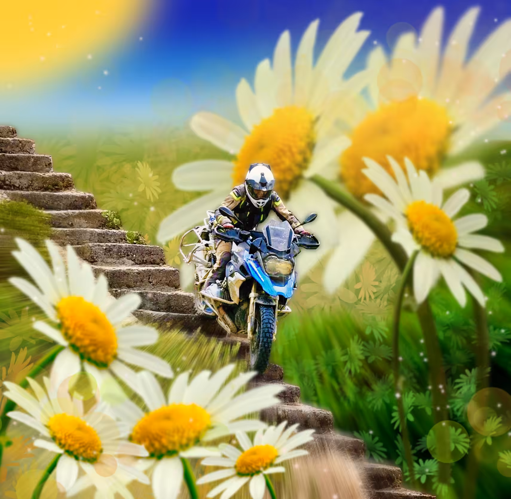 Daisy Smurfette Rider