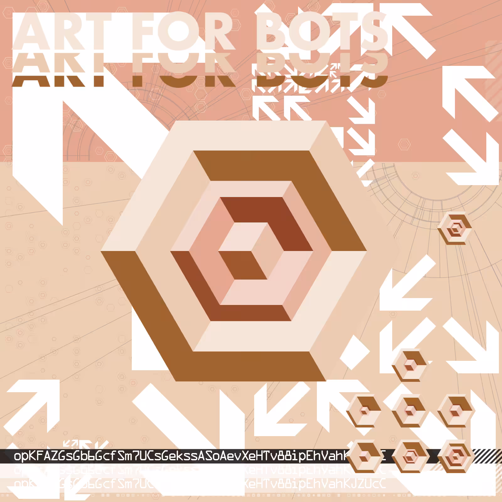 Hexagones - Art for Bots for Humans #41