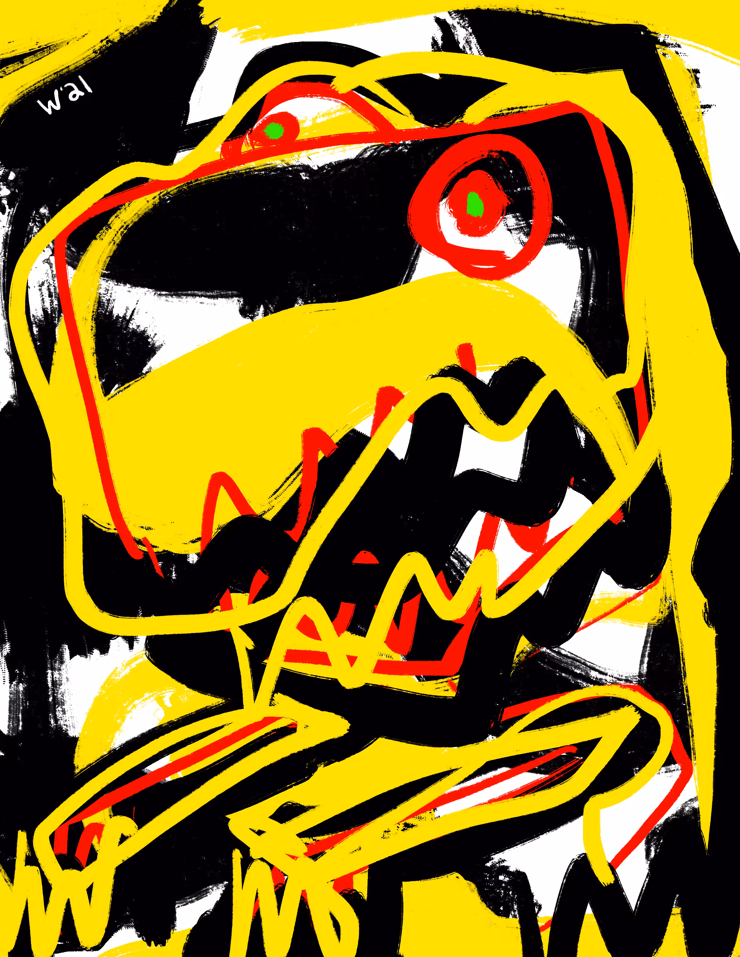 Stoned t-rex